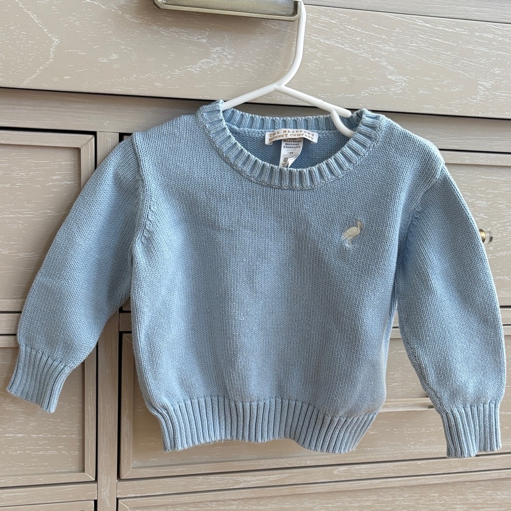 The Beaufort Bonnet Light Blue Knit Sweater